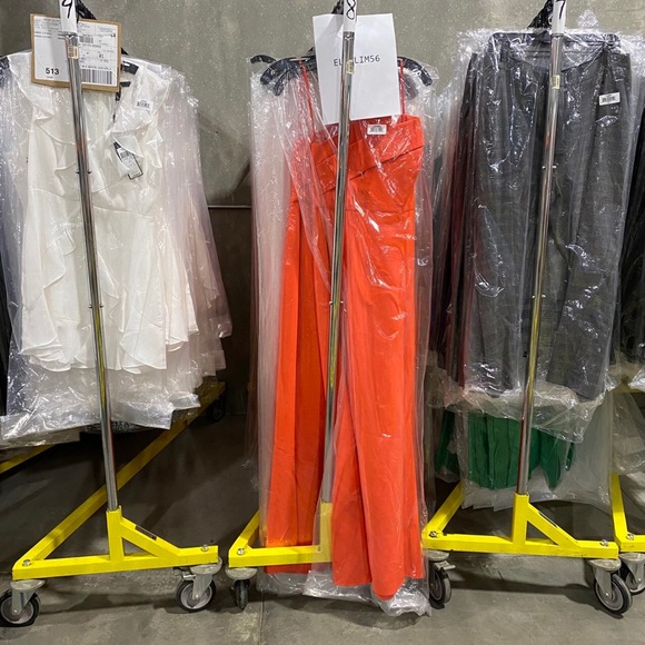 BCBGMaxAzria Slit Grown - (New) Vibrant Orange - Picture 8 of 11